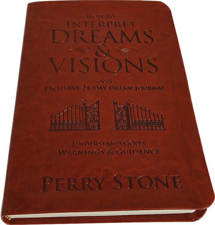 Interpreting dreams and visions book journal leather edition